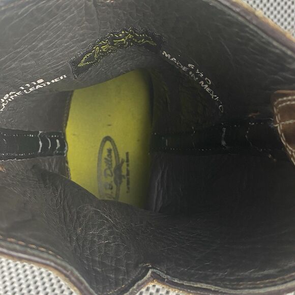 JB Dillon Cowboy Boots Mens 6.5 D Brown Leather Western Made In Mexico - Picture 12 of 15